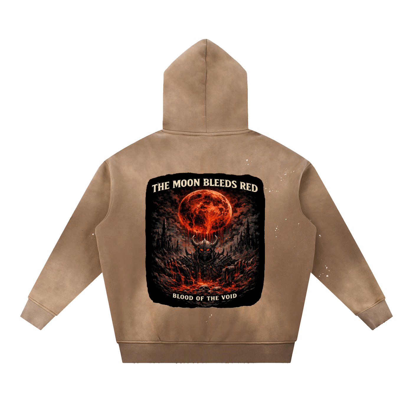 VoidForge Void Wash Hoodie — Premium Vintage Frayed Fleece