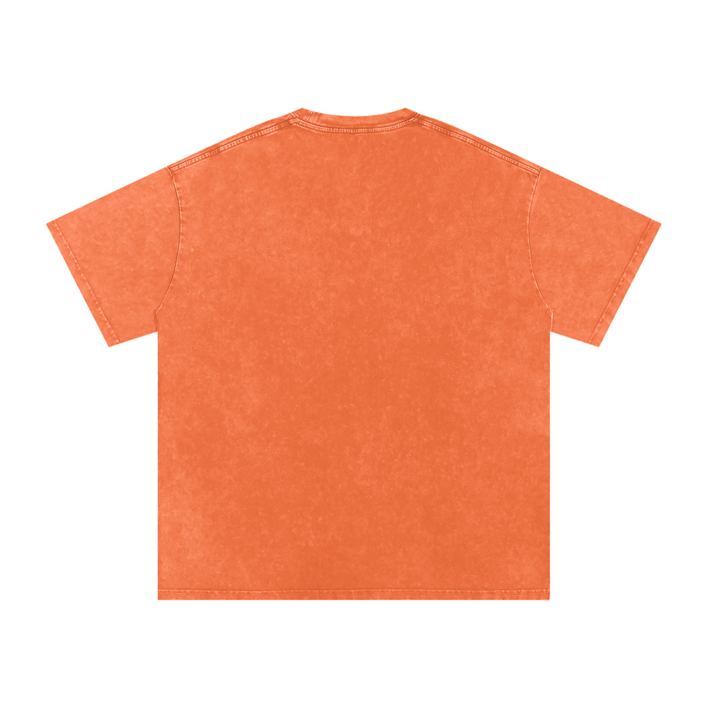 VoidForge Snow Wash Tee Black colorway — side profile showing drop shoulder seam and relaxed oversized streetwear fit