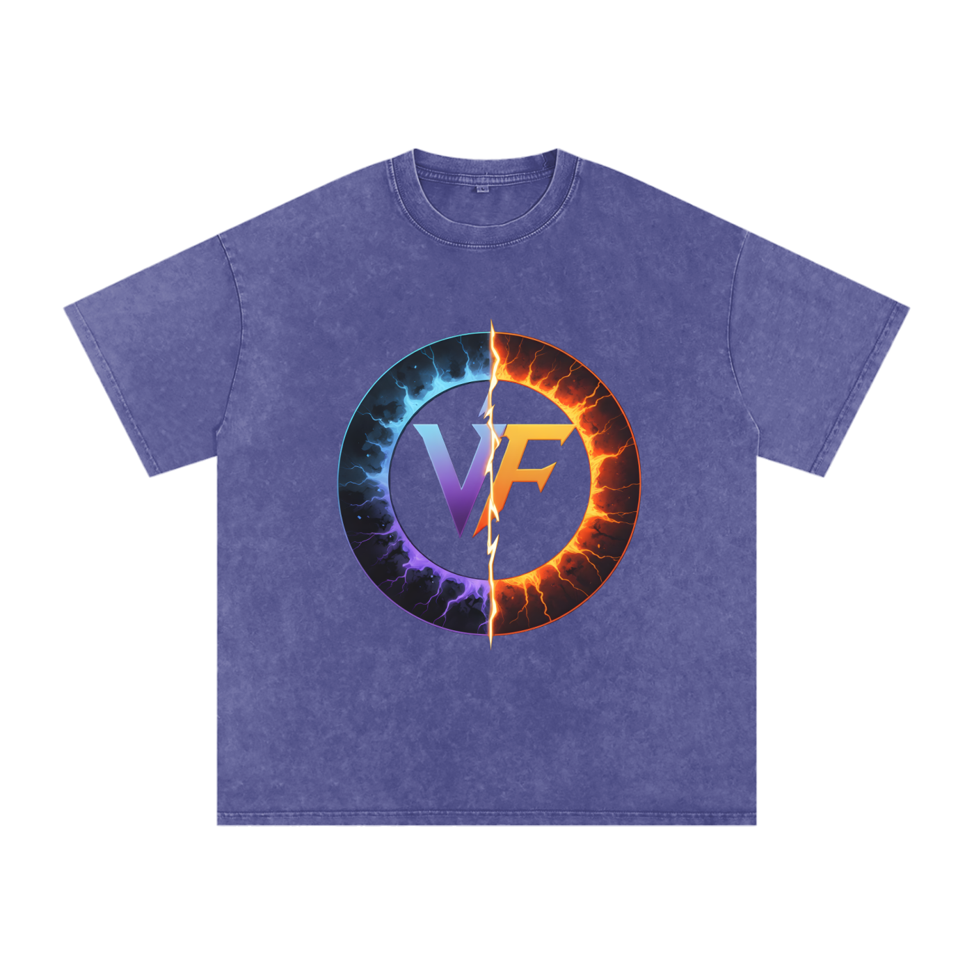 Vex x Kael Collab Tee — VoidForge Original Characters Snow Wash