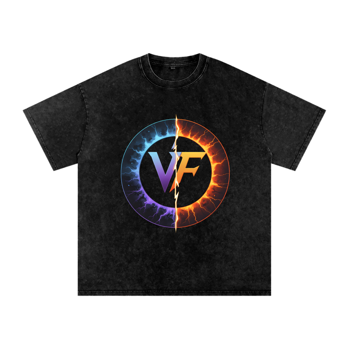 Vex x Kael Collab Tee — VoidForge Original Characters Snow Wash