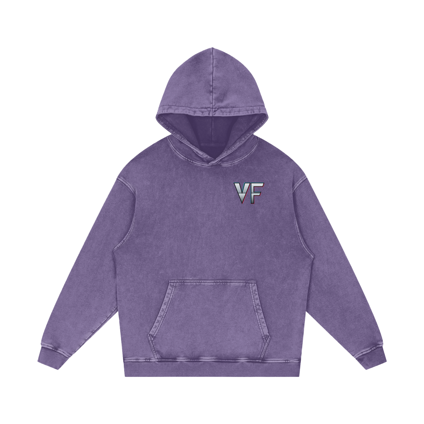 Kael Ember Wraith Hoodie in Dark Green — VoidForge original fire character hoodie VF logo front on forest green 420 GSM snow washed cotton