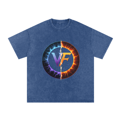 Vex x Kael Collab Tee — VoidForge Original Characters Snow Wash