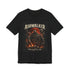 Ashwalker Gothic Tee — back view showing full dark fantasy artwork detail on black unisex shirt