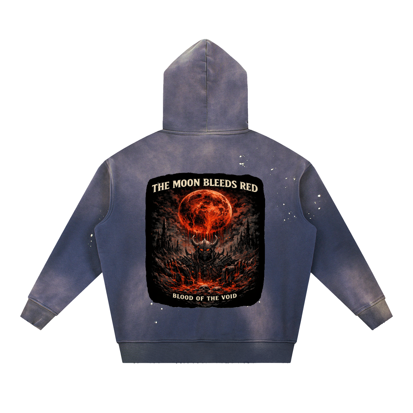 VoidForge Void Wash Hoodie — Premium Vintage Frayed Fleece