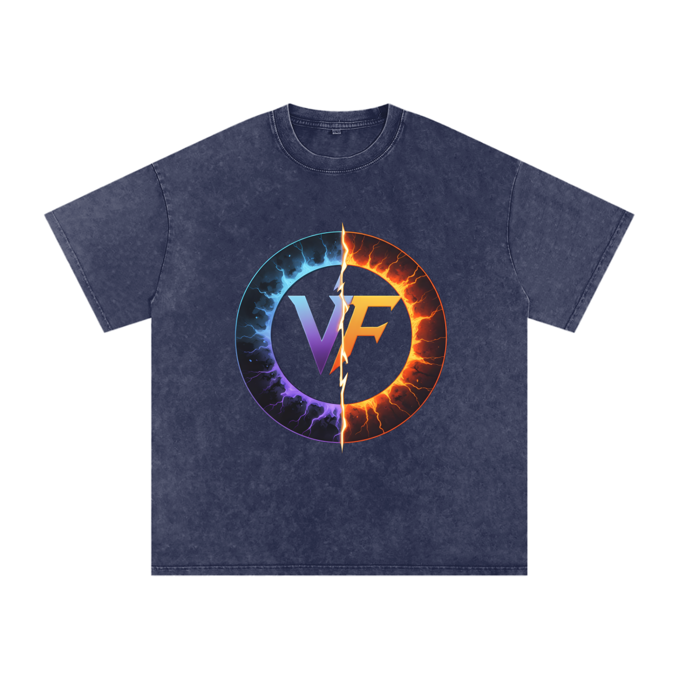 Vex x Kael Collab Tee — VoidForge Original Characters Snow Wash