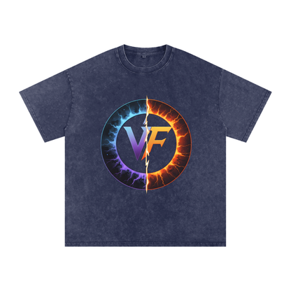 Vex x Kael Collab Tee — VoidForge Original Characters Snow Wash