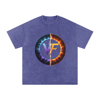 Vex x Kael Collab Tee — VoidForge Original Characters Snow Wash