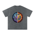 VoidForge Tee Vex x Kael graphic t-shirt featuring a bold design of void and fire energies.